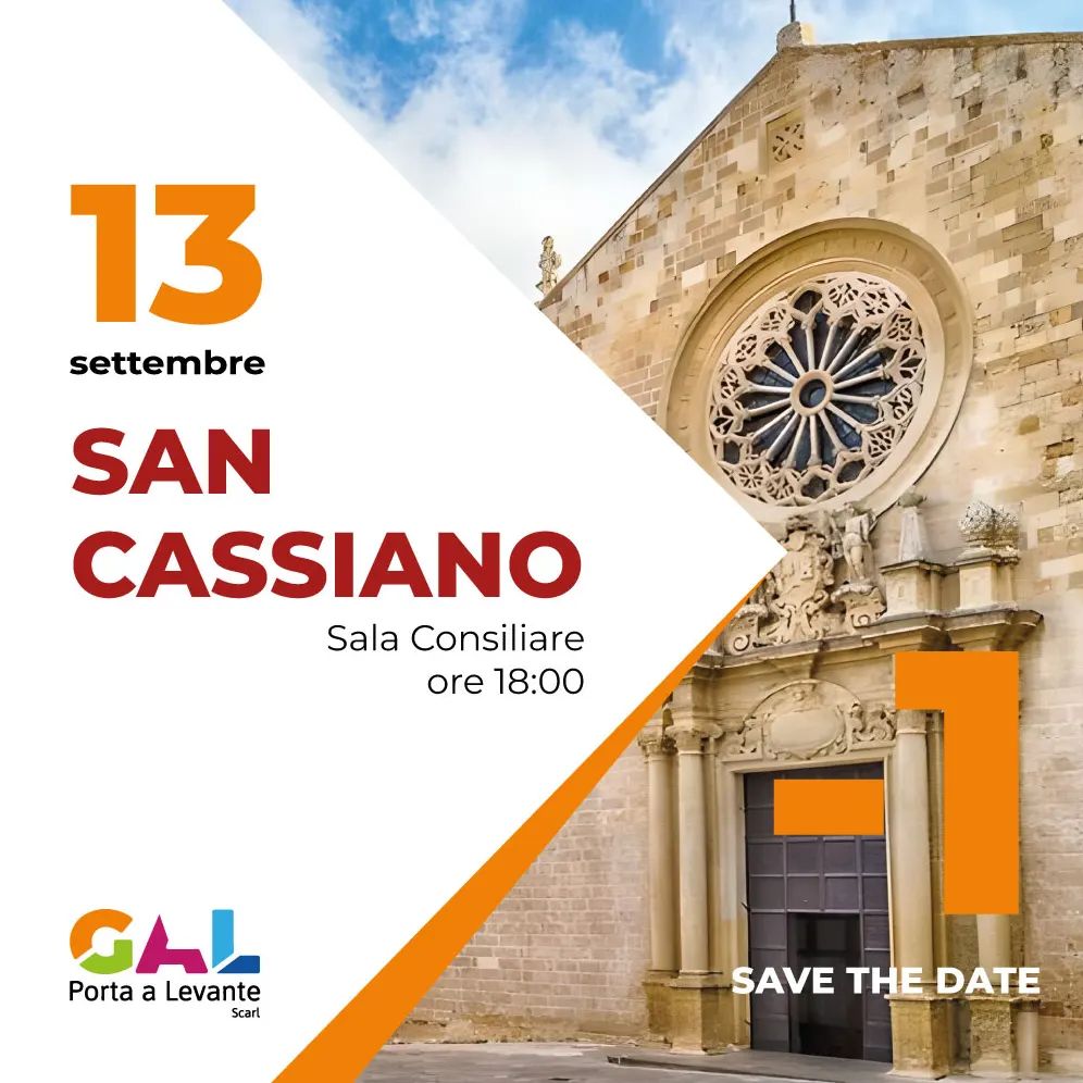 PRIMO INCONTRO A SAN CASSIANO - 13 SETTEMBRE 2023, presso la Sala Consiliare.