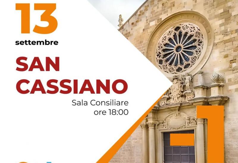 PRIMO INCONTRO A SAN CASSIANO - 13 SETTEMBRE 2023, presso la Sala Consiliare.